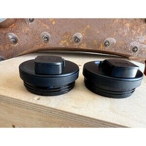 GENUINE Set Lot of 2 Ninja Fit 16-oz Cup Lid Replacement Spout Flip Top Lids NEW